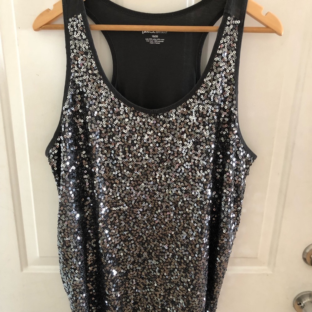 Lane Bryant:: Sequined Camisole Top